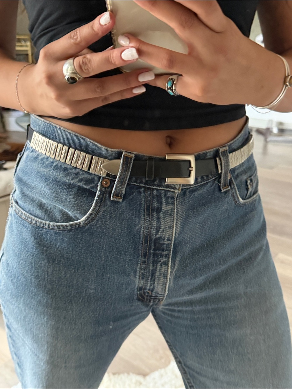 VTG leather belt ✨✨